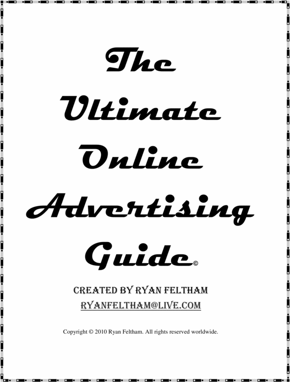 Product picture The Ultimate Online Advertising Guide